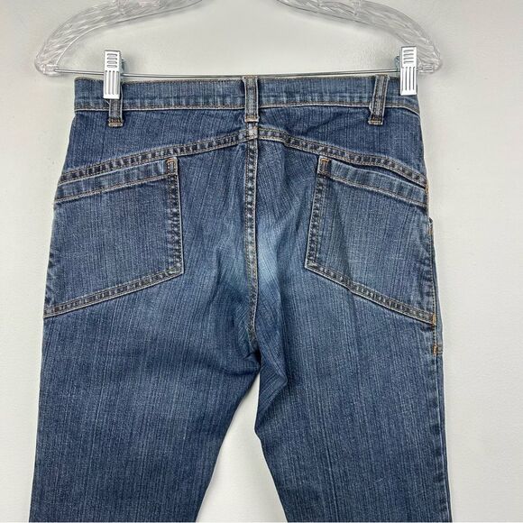 LondonJean Boot Cut Jeans Patch Pockets Retro Style Women’s Sz 2 - Picture 10 of 14